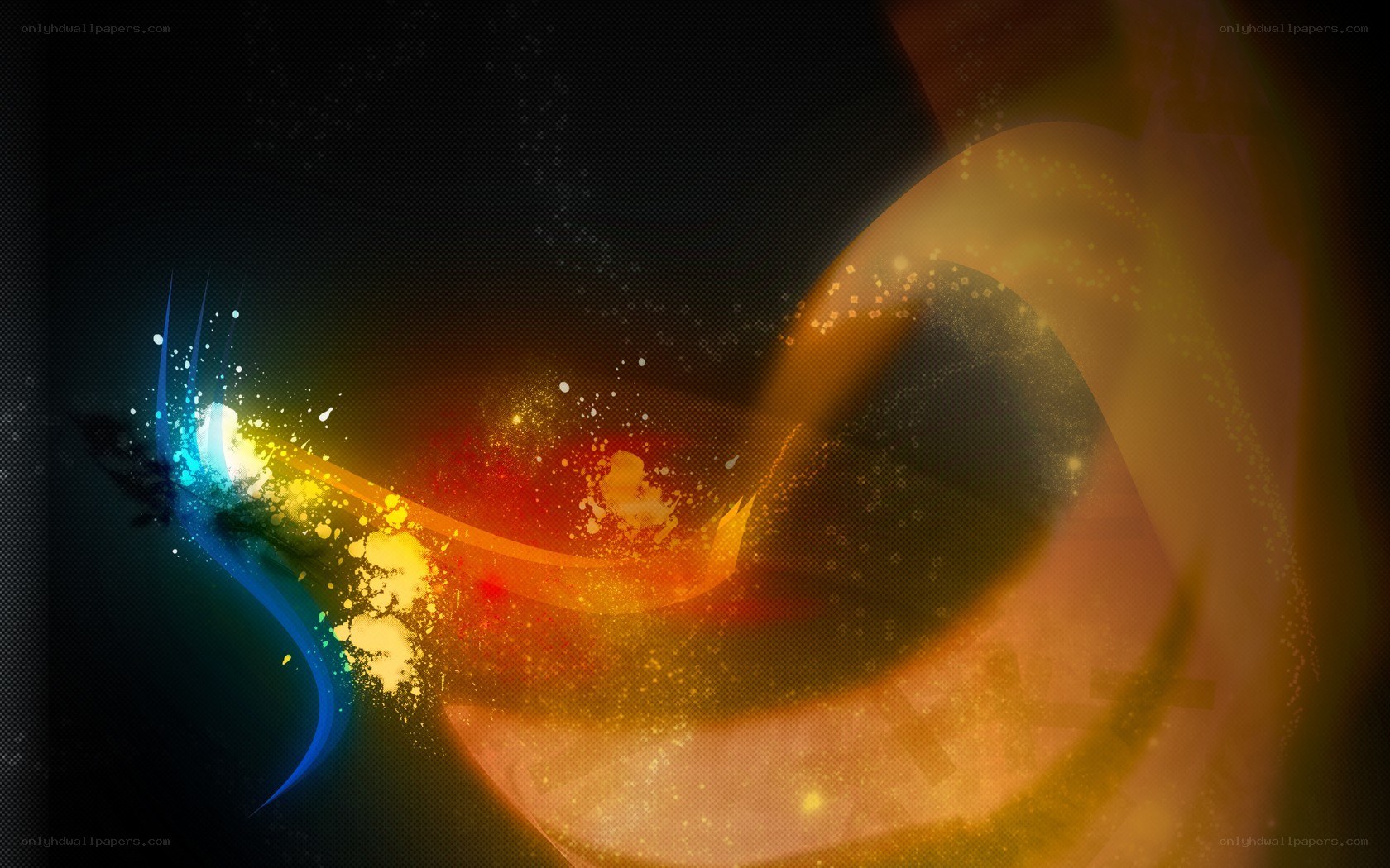 Colorful abstract motion