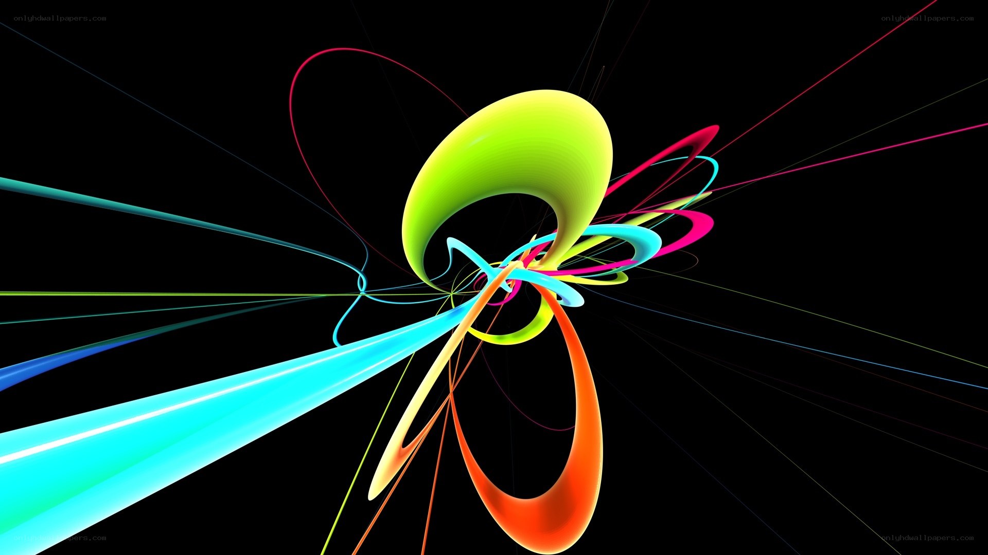 Colorful abstract motion design
