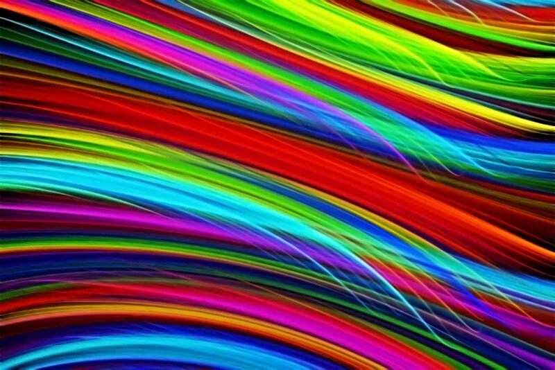 Colorful abstract motion lines
