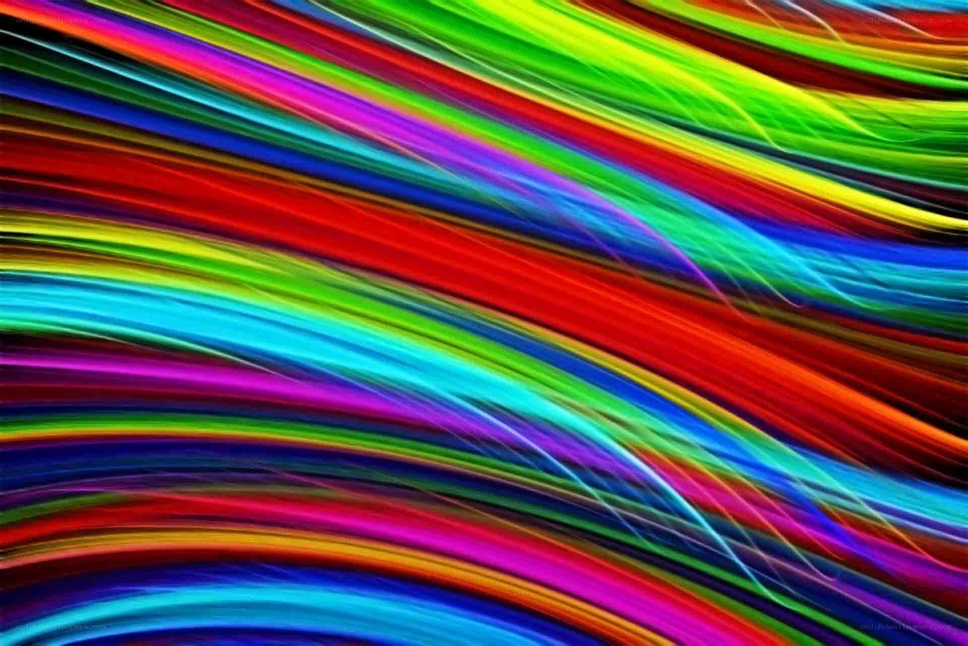 Colorful abstract motion lines