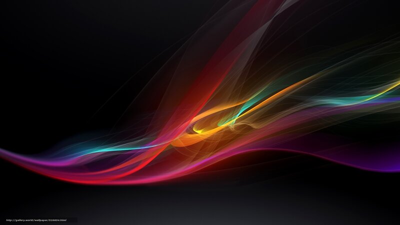 Colorful abstract motion waves
