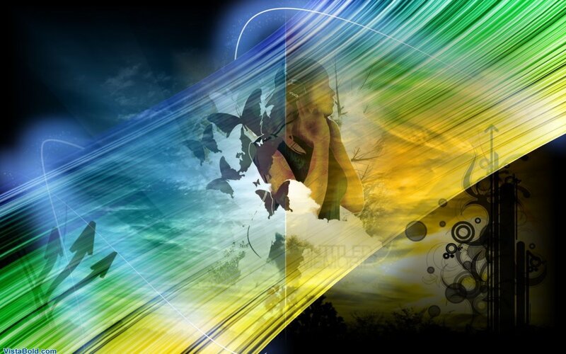colorful abstract music art