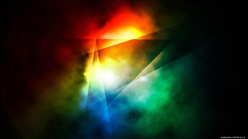 colorful abstract nebula