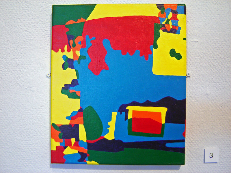 Colorful abstract painting