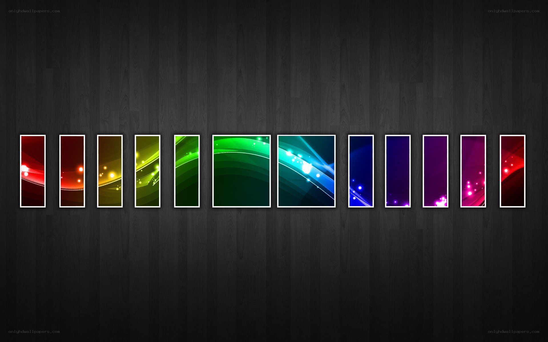 Colorful abstract panels