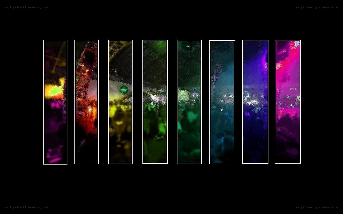 colorful abstract panels