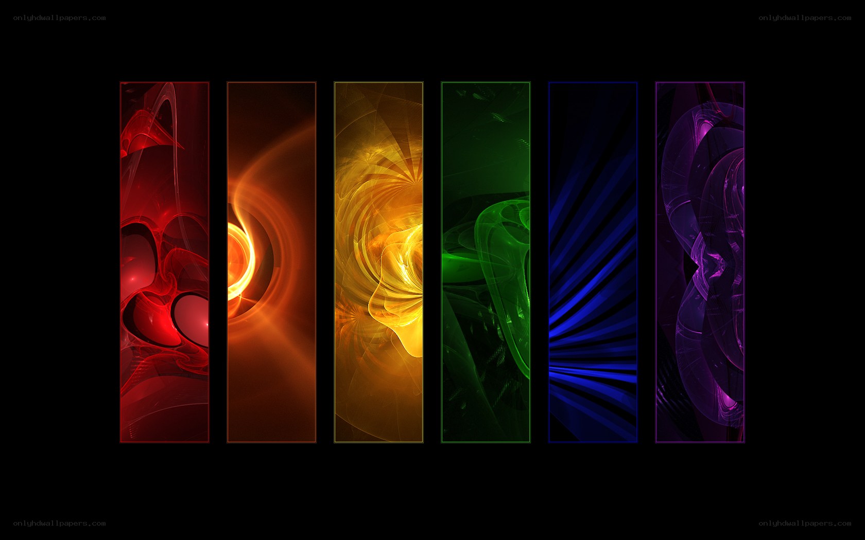 colorful abstract panels
