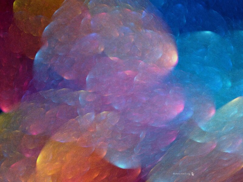 Colorful Abstract Pattern — Blue, Dreamy