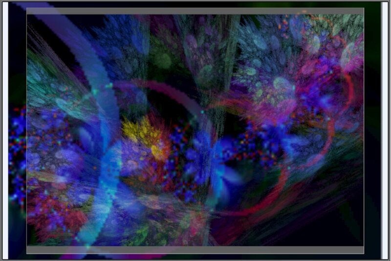 Colorful Abstract Pattern — Blue, Dynamic