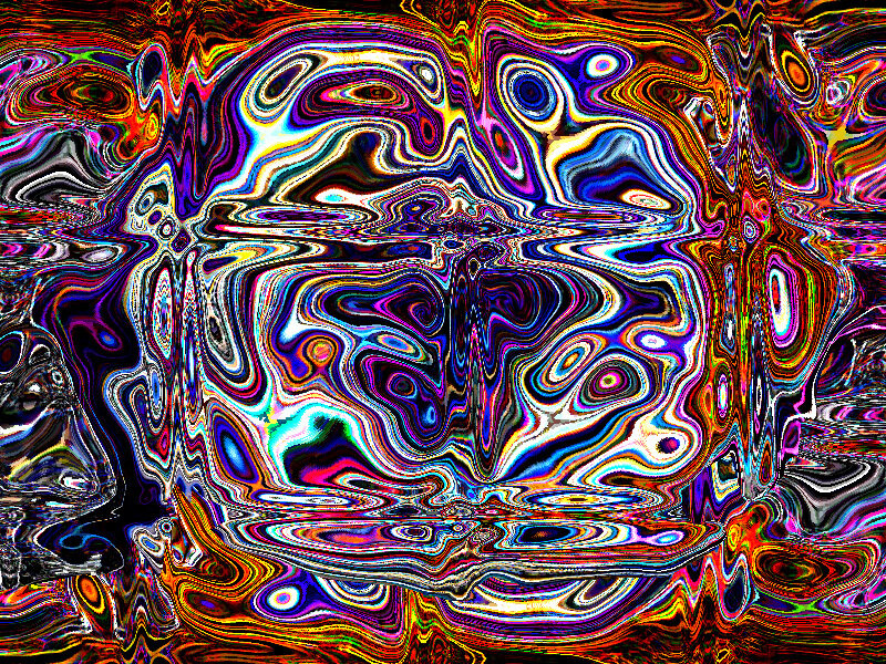 Colorful Abstract Pattern — Blue, Hypnotic, Swirls, Lines