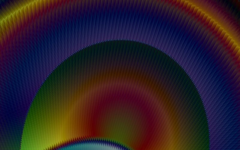 Colorful Abstract Pattern — Blue, Vibrant, Colors, Curves