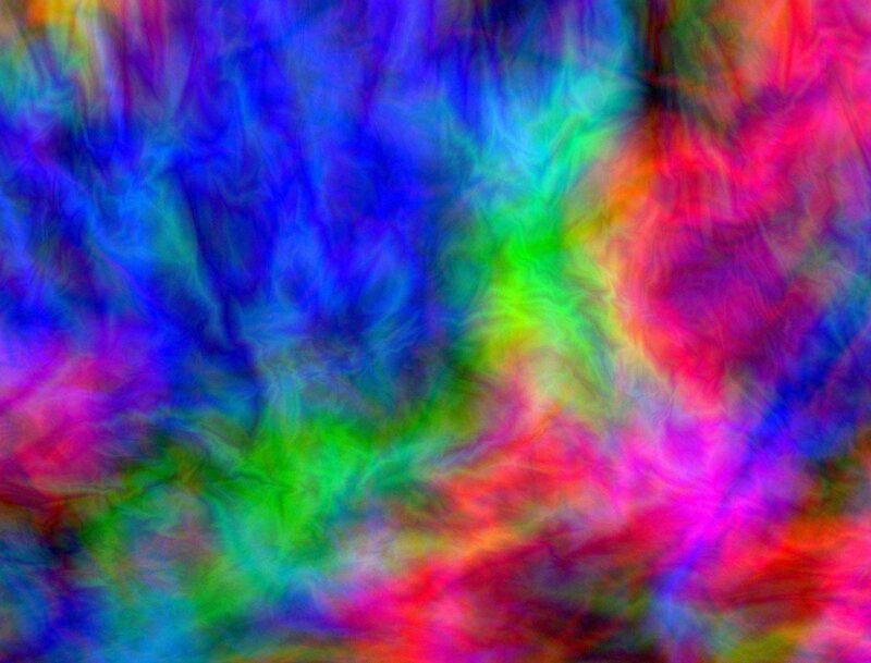 Colorful Abstract Pattern — Blue, Vibrant, Colors, Smoke