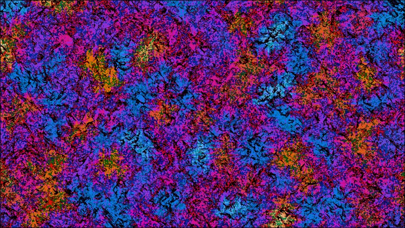Colorful Abstract Pattern — Blue, Vibrant, Cracks