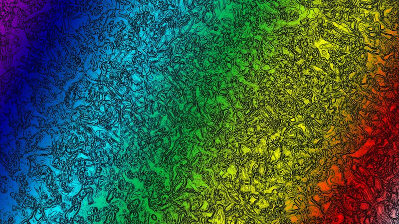 Colorful Abstract Pattern — Blue, Vibrant, Lines, Waves