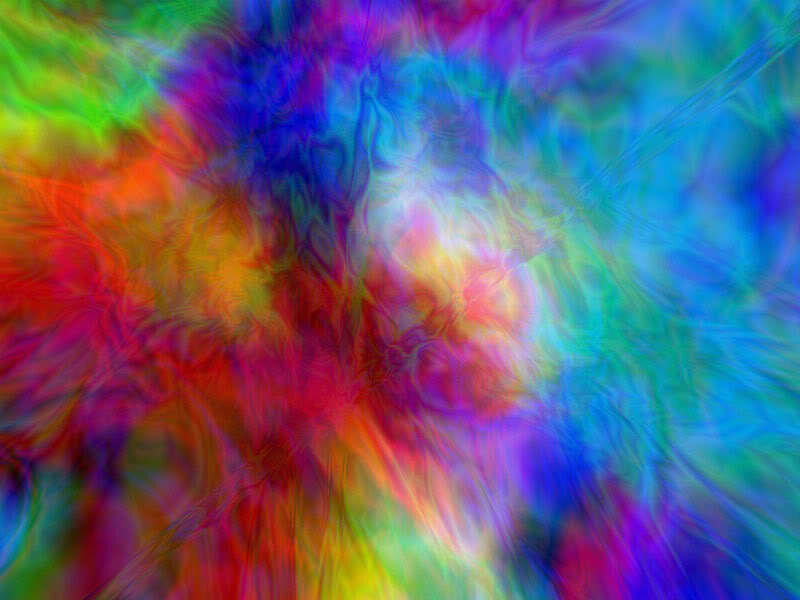 Colorful Abstract Pattern — Blue, Vibrant, Swirls, Light, Red
