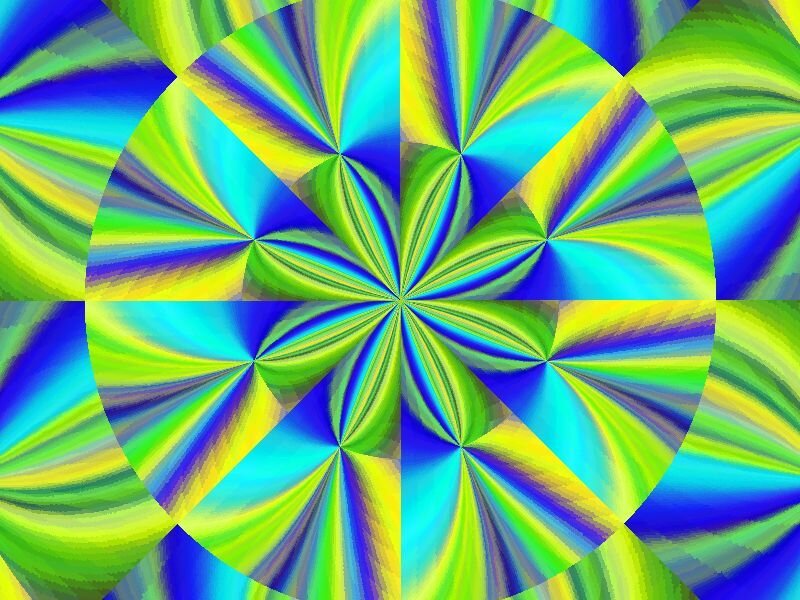 Colorful Abstract Pattern — Blue, Vibrant