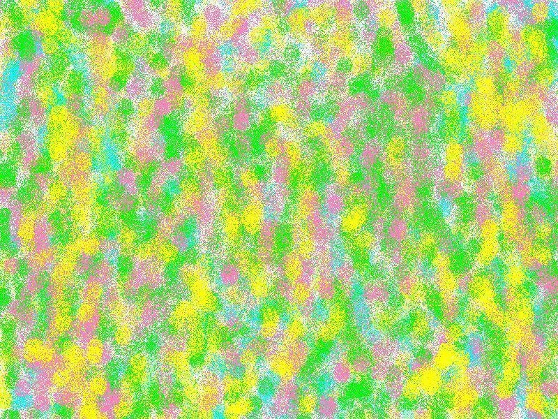 Colorful Abstract Pattern — Green, Chaotic