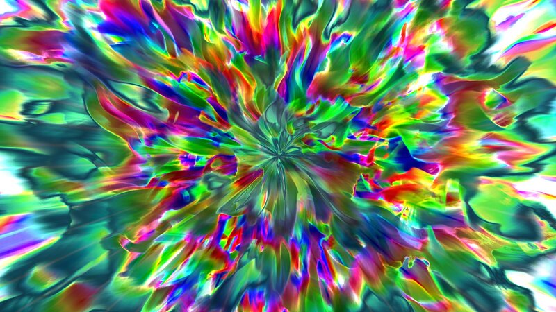 Colorful Abstract Pattern — Green, Vibrant, Colors, Light, Blue