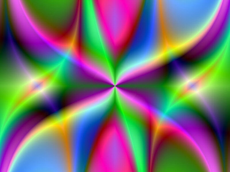 Colorful Abstract Pattern — Green, Vibrant, Colors, Light
