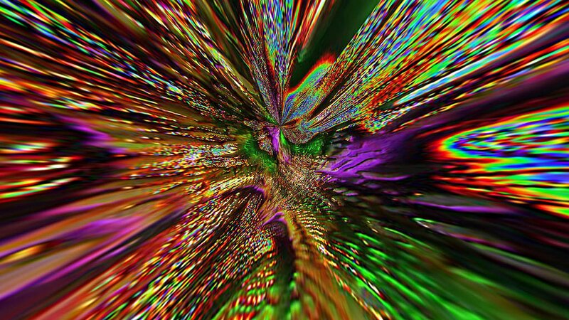 Colorful Abstract Pattern — Green, Vibrant, Colors