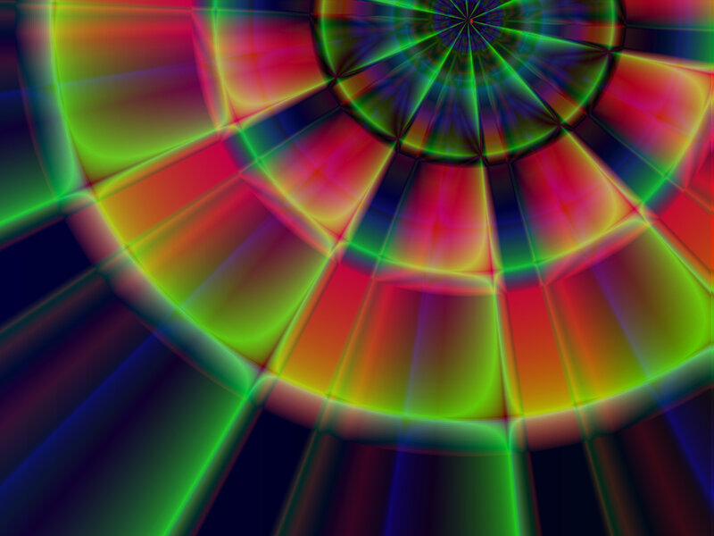 Colorful Abstract Pattern — Green, Vibrant, Light
