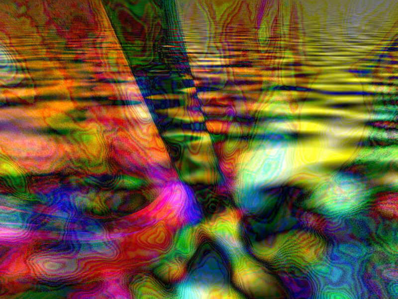 Colorful Abstract Pattern — Green, Vibrant