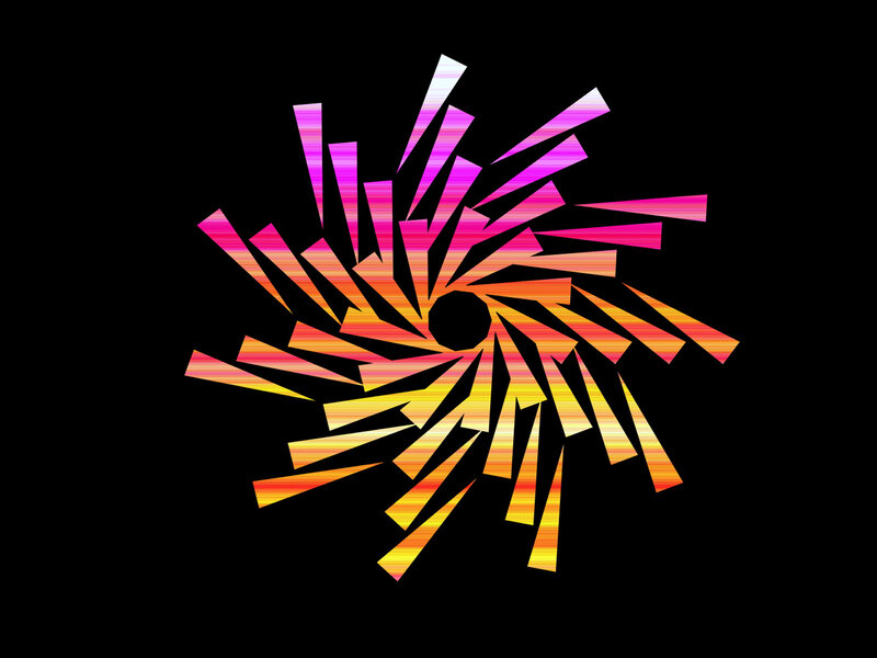 Colorful Abstract Pattern — Pink, Dynamic