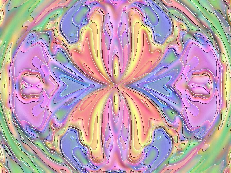 Colorful Abstract Pattern — Pink, Hypnotic, Colors