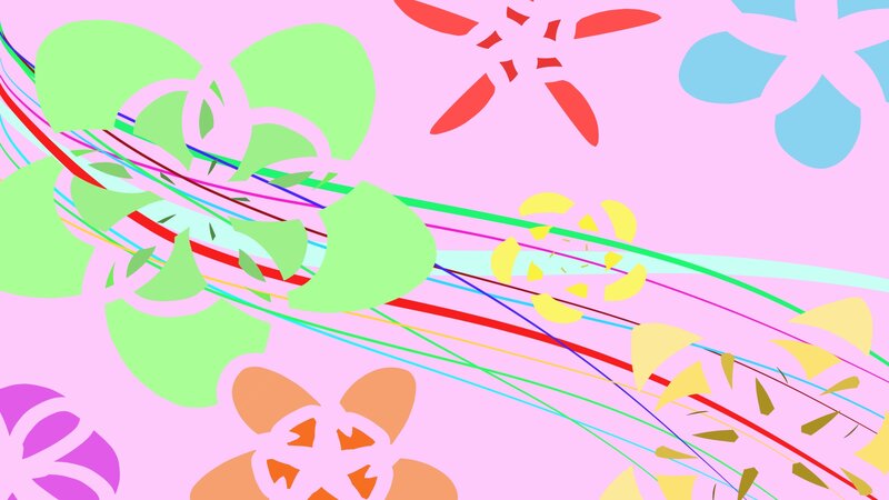 Colorful Abstract Pattern — Pink, Playful