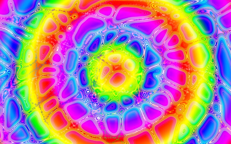 Colorful Abstract Pattern — Pink, Vibrant, Colors, Patterns, Light