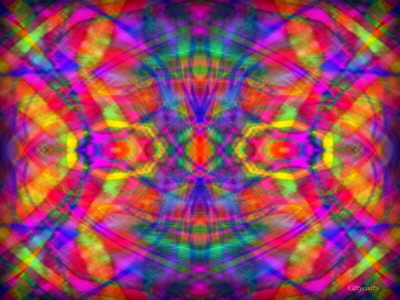Colorful Abstract Pattern — Pink, Vibrant, Colors, Patterns