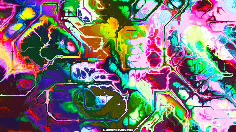 Colorful Abstract Pattern — Pink, Vibrant, Colors, Shapes