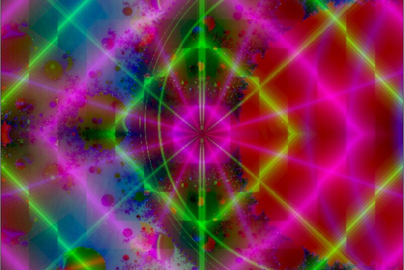Colorful Abstract Pattern — Pink, Vibrant