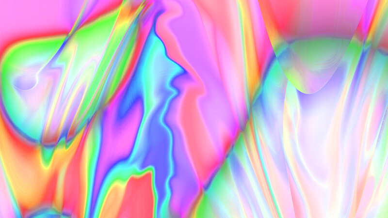 Colorful Abstract Pattern — Pink, Vibrant, Waves, Light