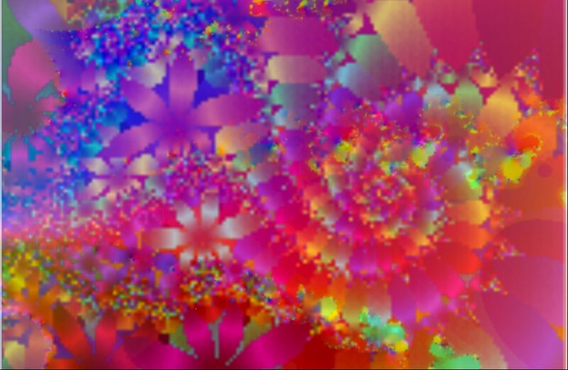 Colorful Abstract Pattern — Purple, Chaotic