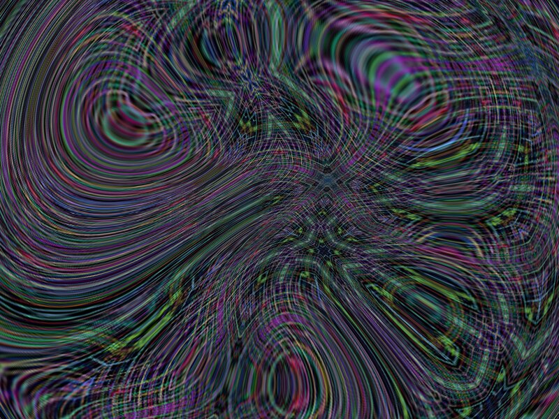 Colorful Abstract Pattern — Purple, Hypnotic, Lines, Swirls