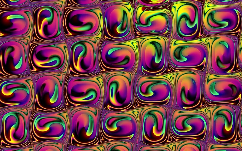 Colorful Abstract Pattern — Purple, Hypnotic, Swirls