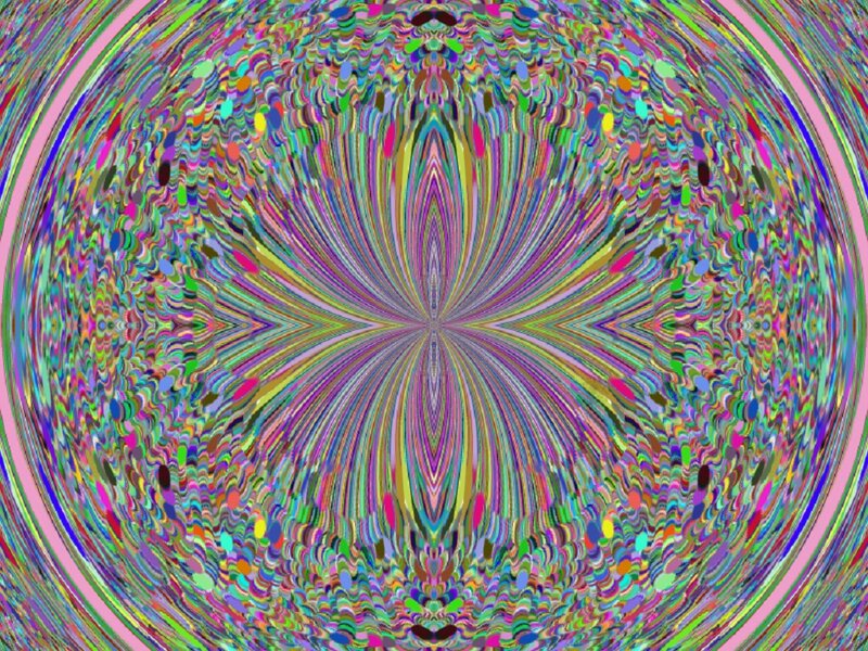 Colorful Abstract Pattern — Purple, Hypnotic, Symmetry, Patterns
