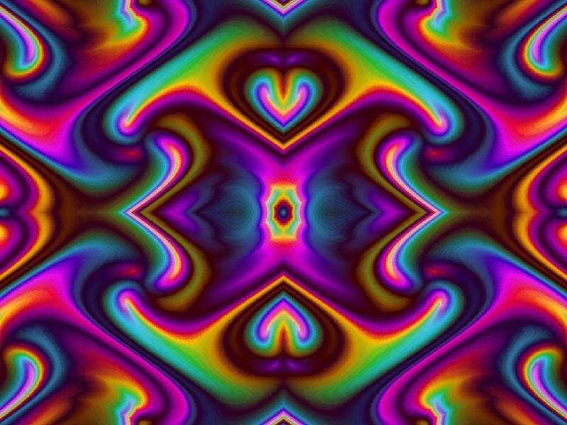 Colorful Abstract Pattern — Purple