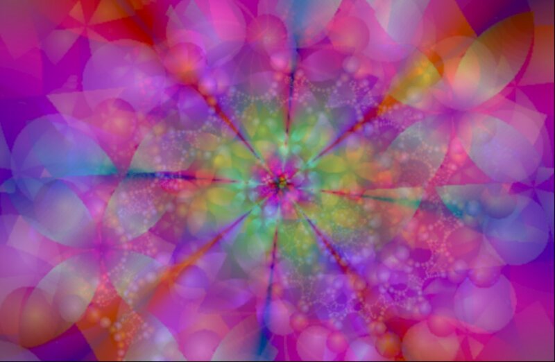 Colorful Abstract Pattern — Purple, Vibrant, Circles, Spiral