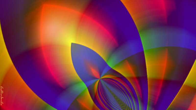 Colorful Abstract Pattern — Purple, Vibrant, Colors, Light