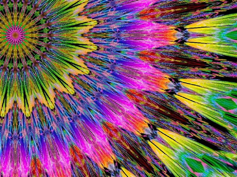 Colorful Abstract Pattern — Purple, Vibrant, Colors, Patterns
