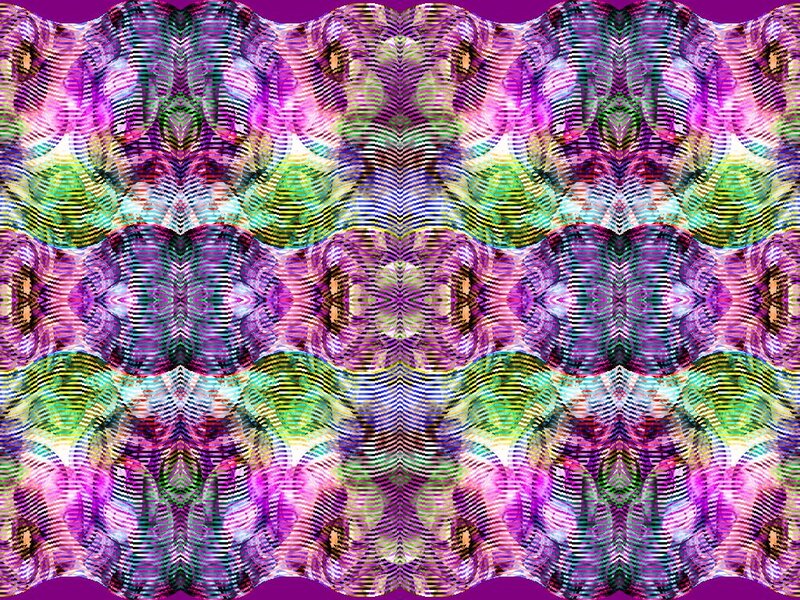 Colorful Abstract Pattern — Purple, Vibrant, Lines, Shapes, Symmetry