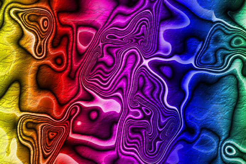 Colorful Abstract Pattern — Purple, Vibrant, Lines