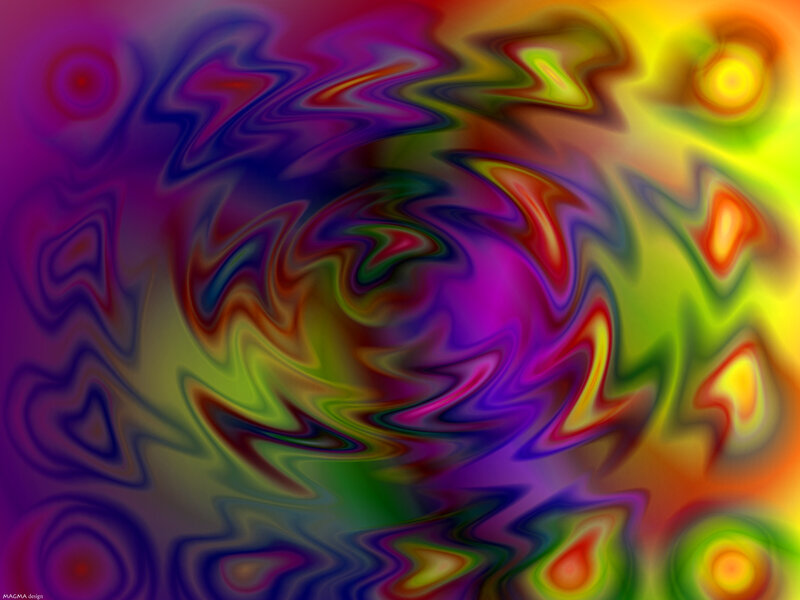 Colorful Abstract Pattern — Purple, Vibrant, Swirls, Circles