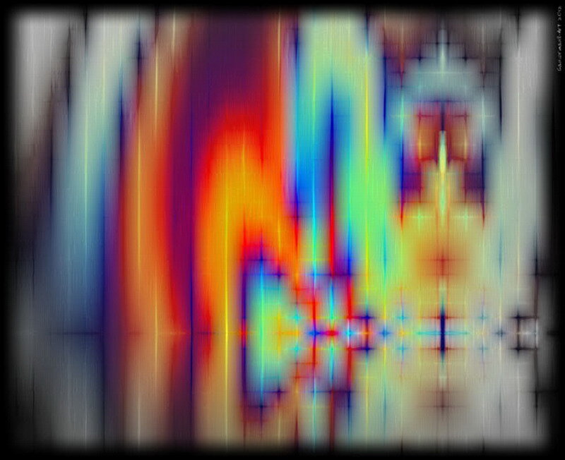 Colorful Abstract Pattern — Red, Dynamic