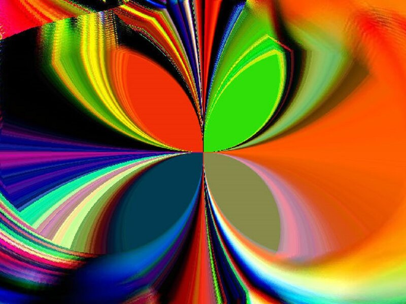 Colorful Abstract Pattern — Red, Vibrant, Colors, Lines, Shapes