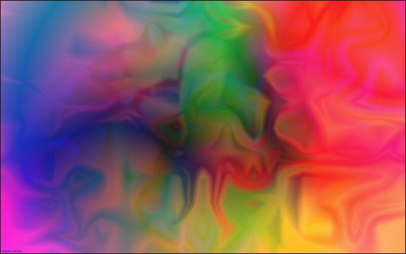 Colorful Abstract Pattern — Red, Vibrant, Colors, Shapes, Green