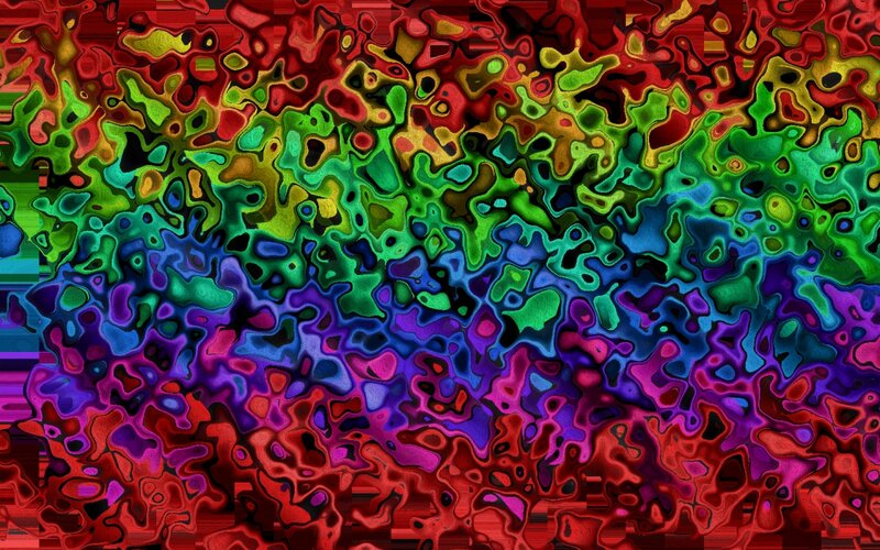 Colorful Abstract Pattern — Red, Vibrant, Colors, Shapes, Patterns