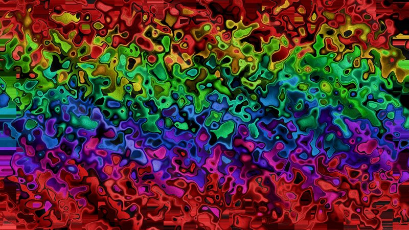Colorful Abstract Pattern — Red, Vibrant, Colors, Shapes